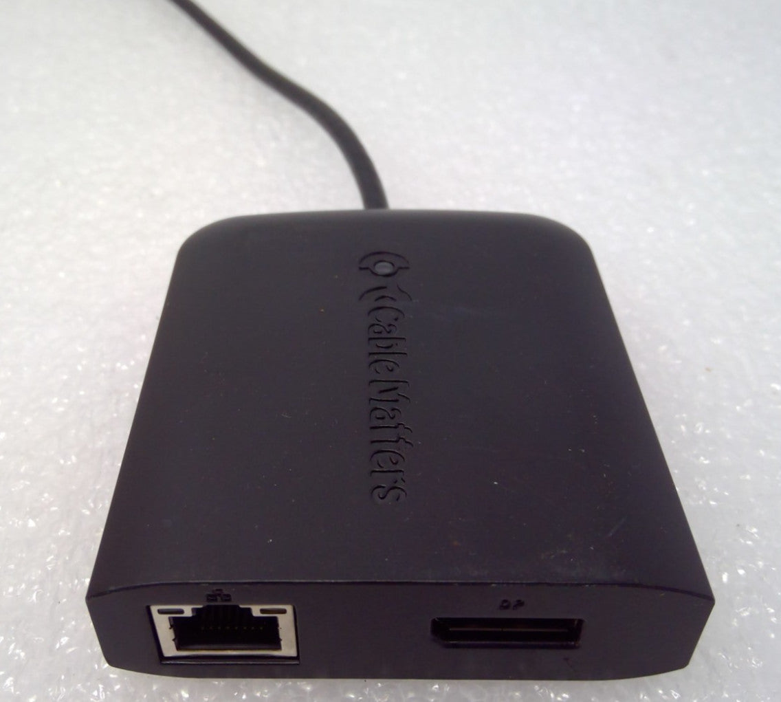 Lot of 5 Cable Matters USB C Multiport Adapter DisplayPort 1.4 USB 2.0 Ethernet