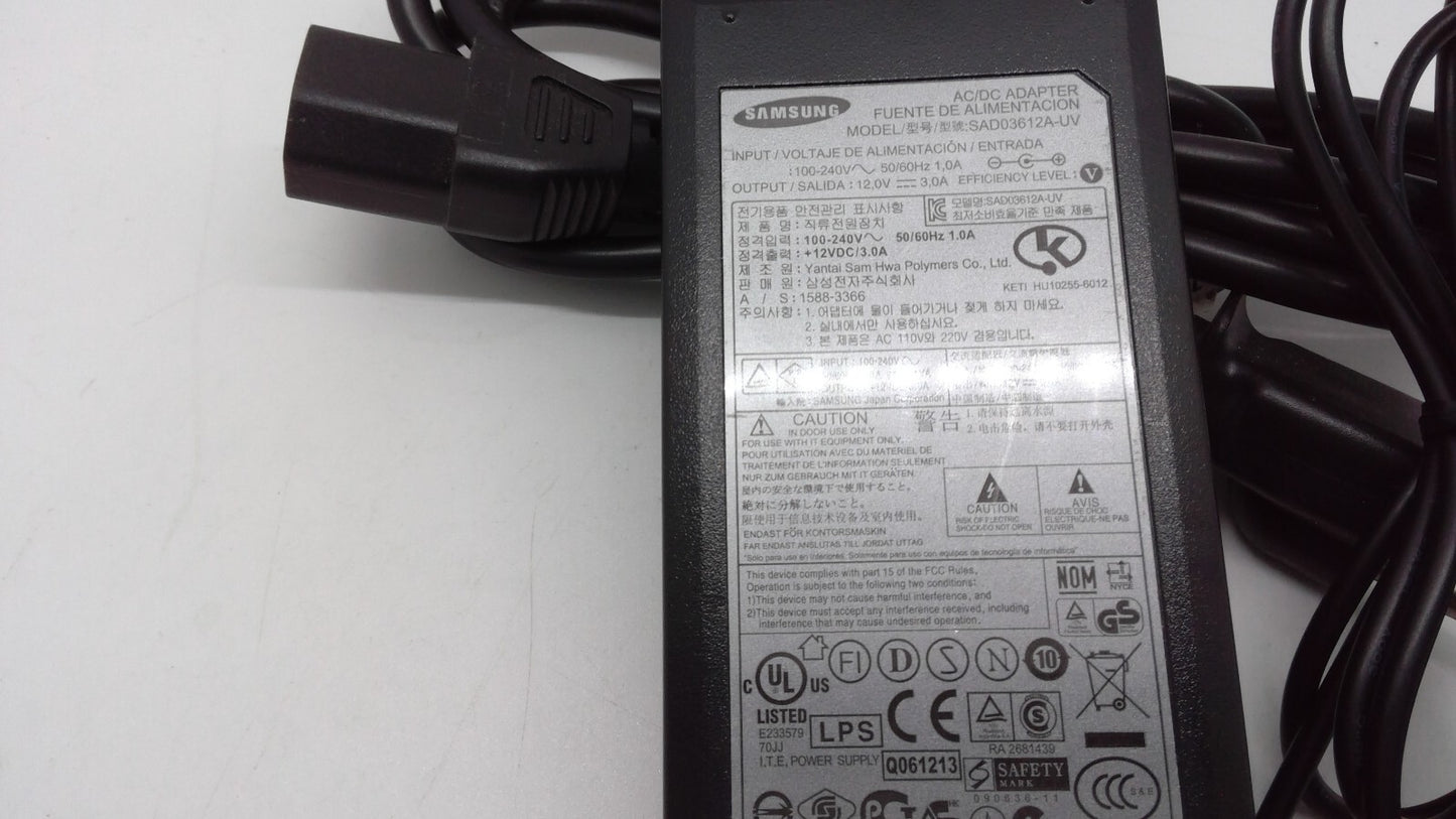 OEM Samsung SAD03612A-UV 12V 3.0A AC Adapter