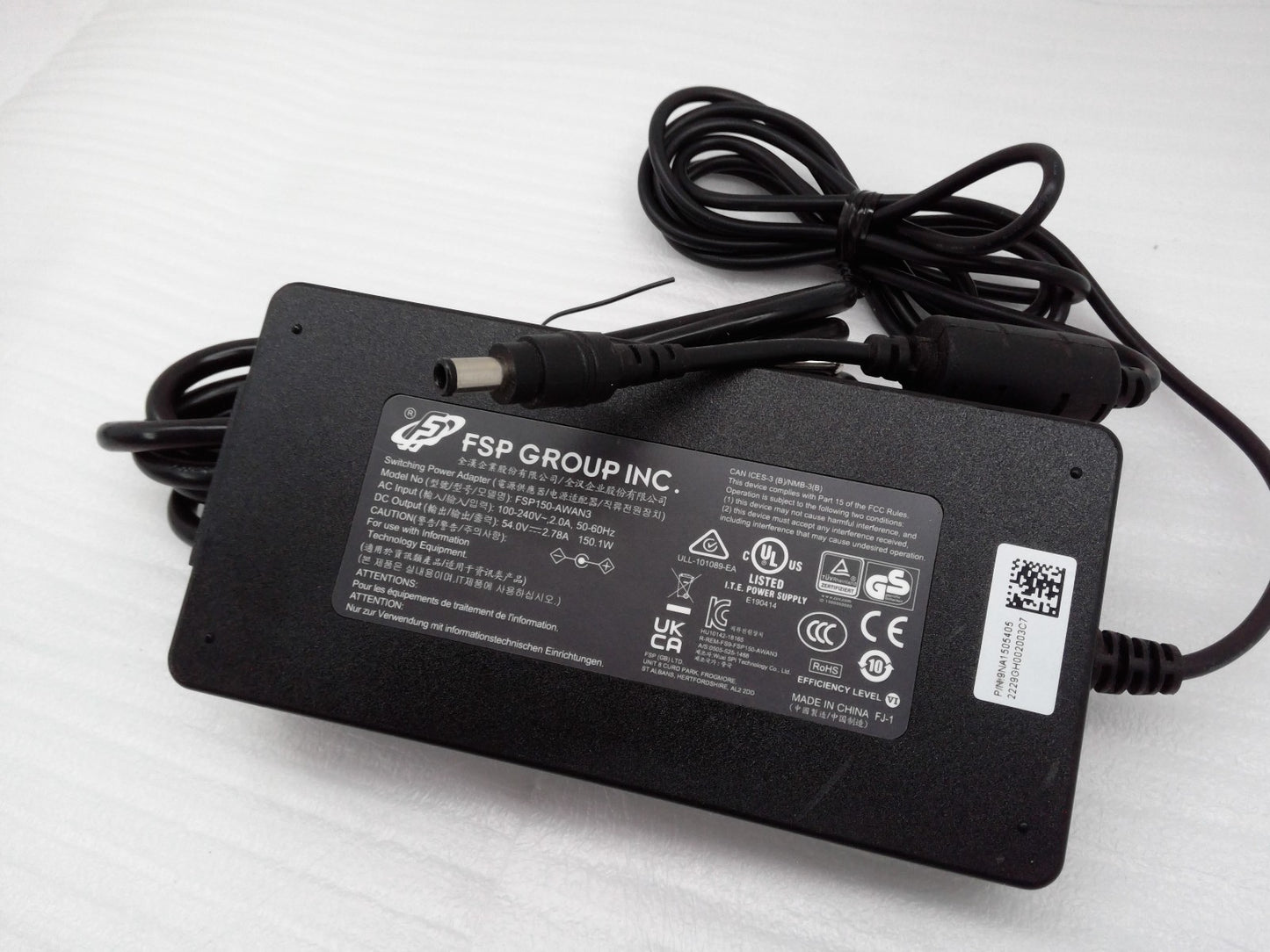 Genuine FSP 54V 2.78A 150W Switching Power Supply Adapter FSP150-AWAN3 5.5m Plug