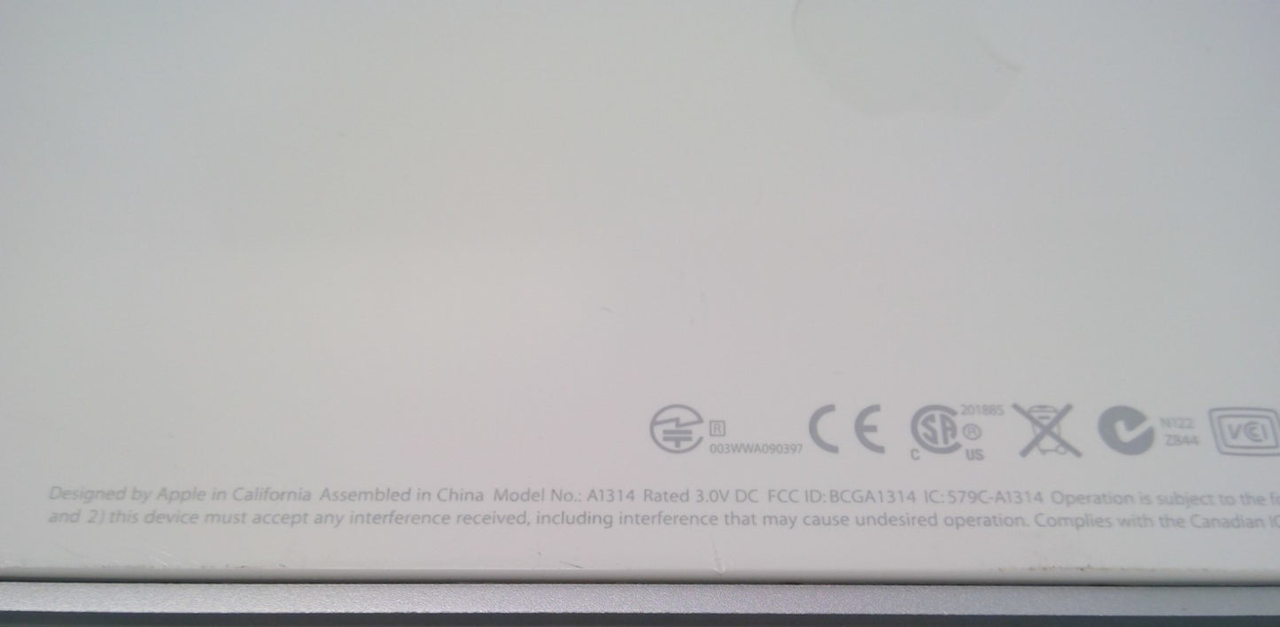 GENUINE Apple Keyboard A1314 Bluetooth Wireless