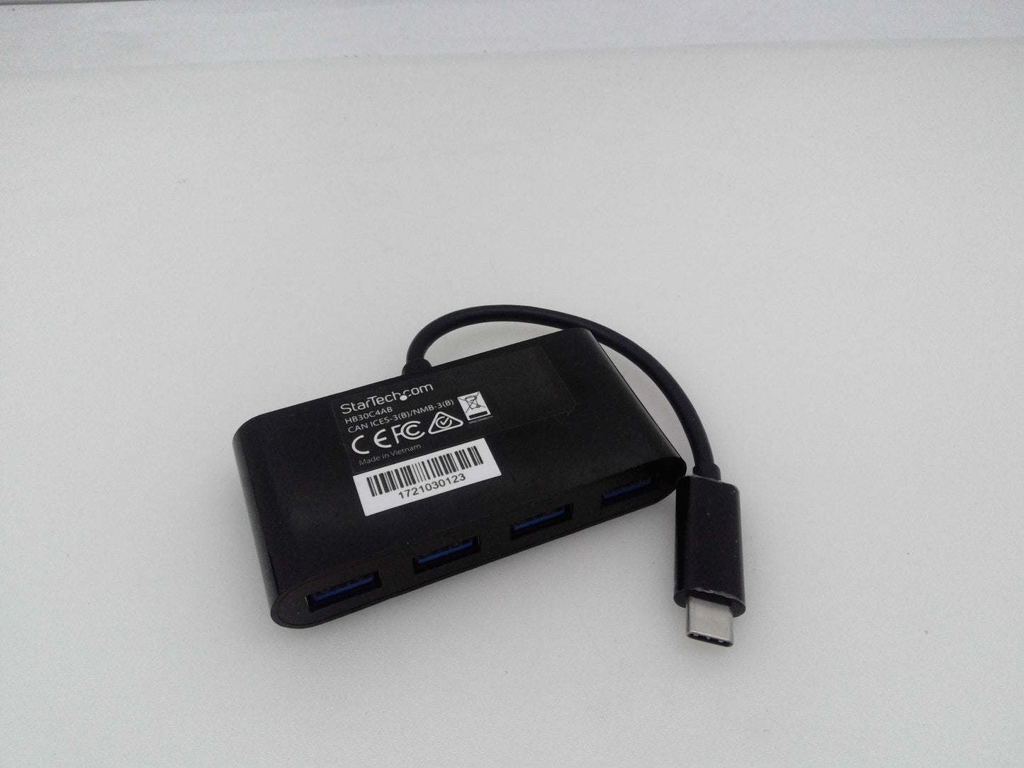 StarTech HB30C4AB USB C Hub - 4 Port USB C to USB-A (4x) - Bus Powered USB Hub