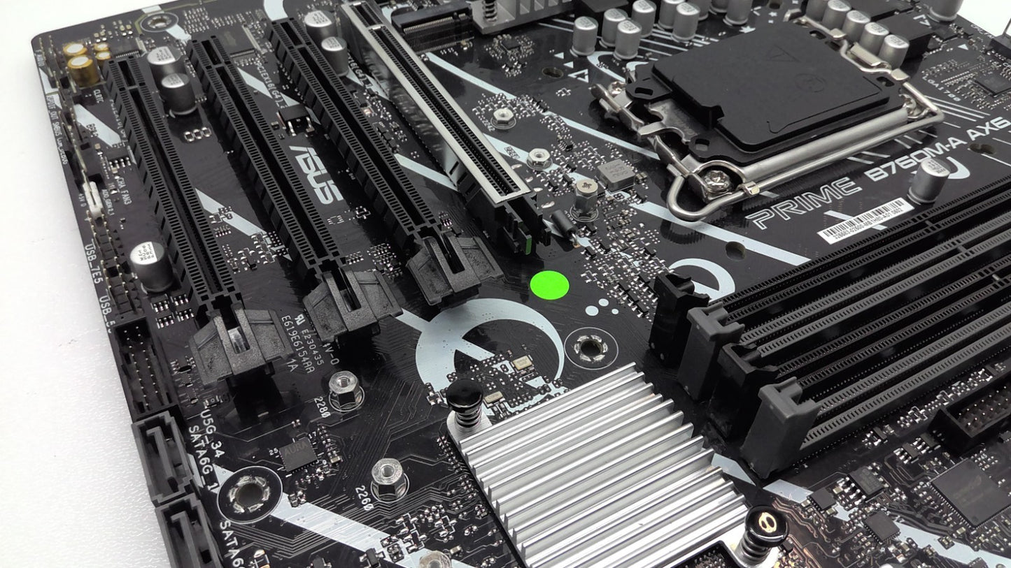 ASUS PRIME B760M-A AX 6 LGA 1700 Micro ATX DDR5 motherboard **READ**