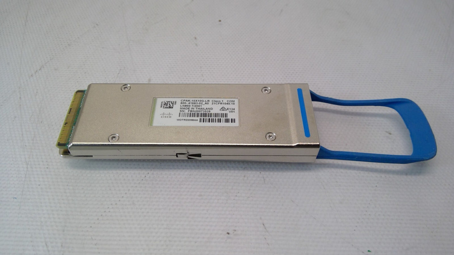 Cisco CPAK-10X10G-LR 800-41683-02_A0  SMF SFP Optical Transceiver