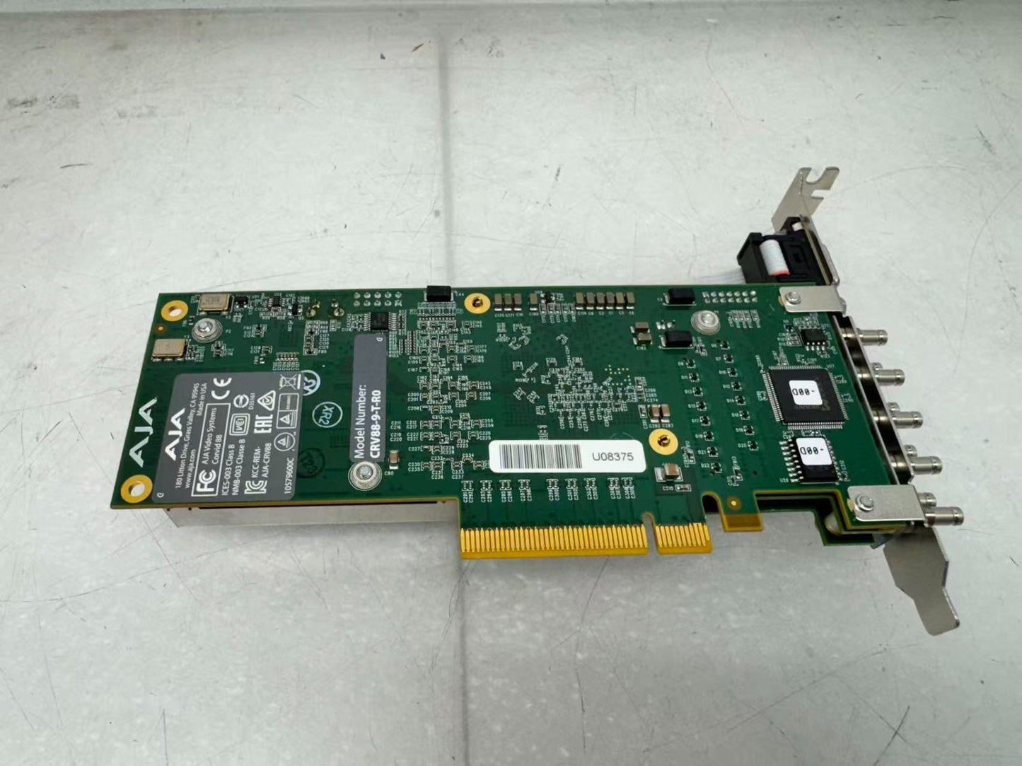 AJA Corvid 88 8-Channel 3G-SDI I/O Card with Fan (Tall Bracket) No Cable