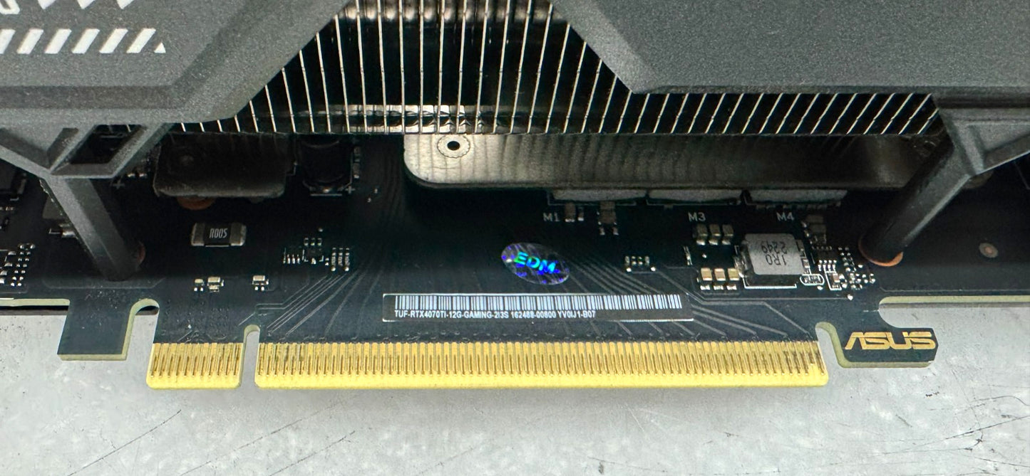 ASUS TUF Gaming GeForce RTX 4070 Ti 12GB GDDR6X OC Edition - Not Work