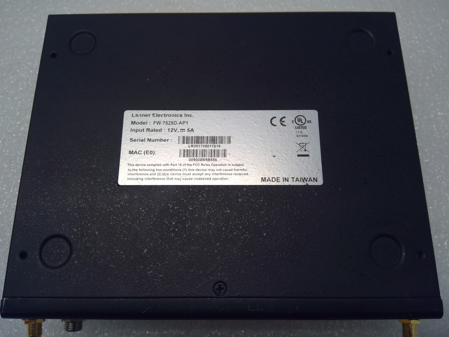 AppNeta m35 microappliance FW-7525D-AP1 No Power Supply