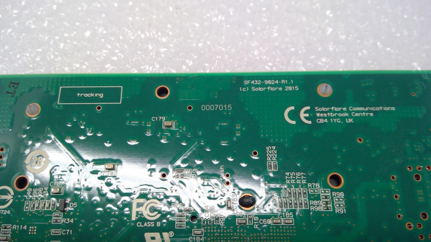 Solarflare SF432-9024-R1 NIC 4 SFP+ PCIe 3.0 OLARFLARE FOUR PORT 10GB CARD