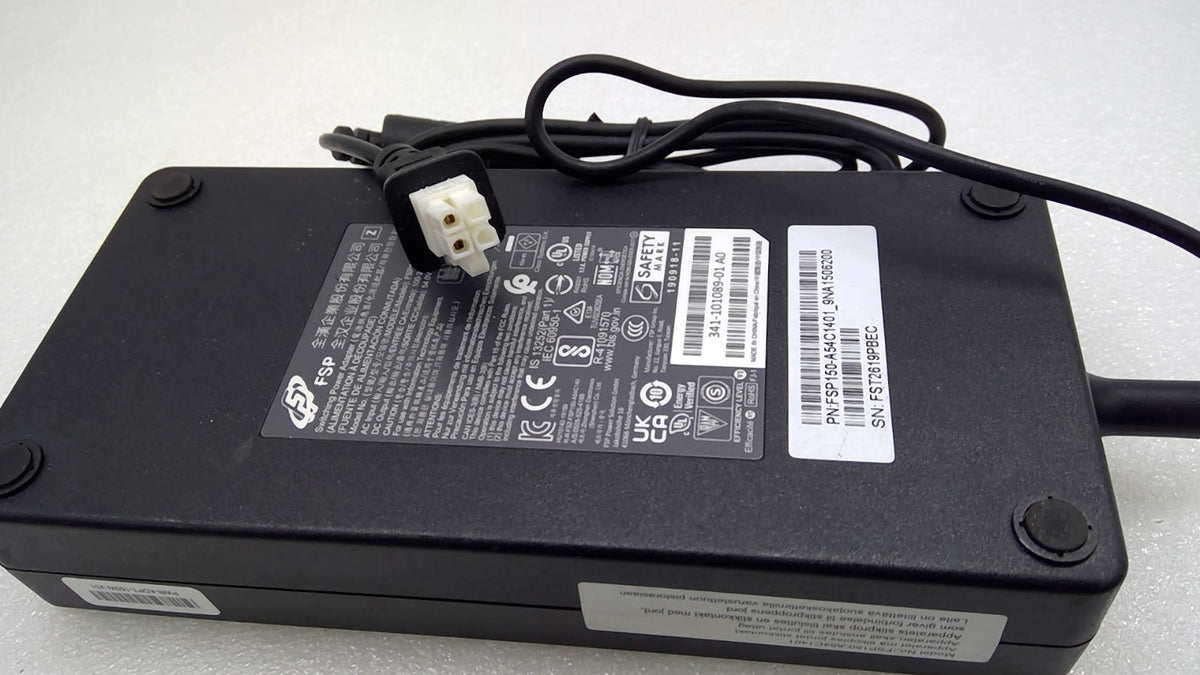 Genuine FSP FSP150-A54C1401 341-101089-01 150W 54V 2.78A 4-Pin Adapter