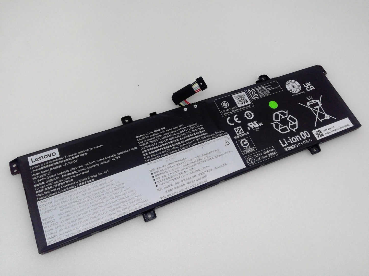 Genuine L21C3PD5 L21M3PD5 L21M4PD6 Battery For Lenovo ThinkBook 14 G4+ IAP ARA