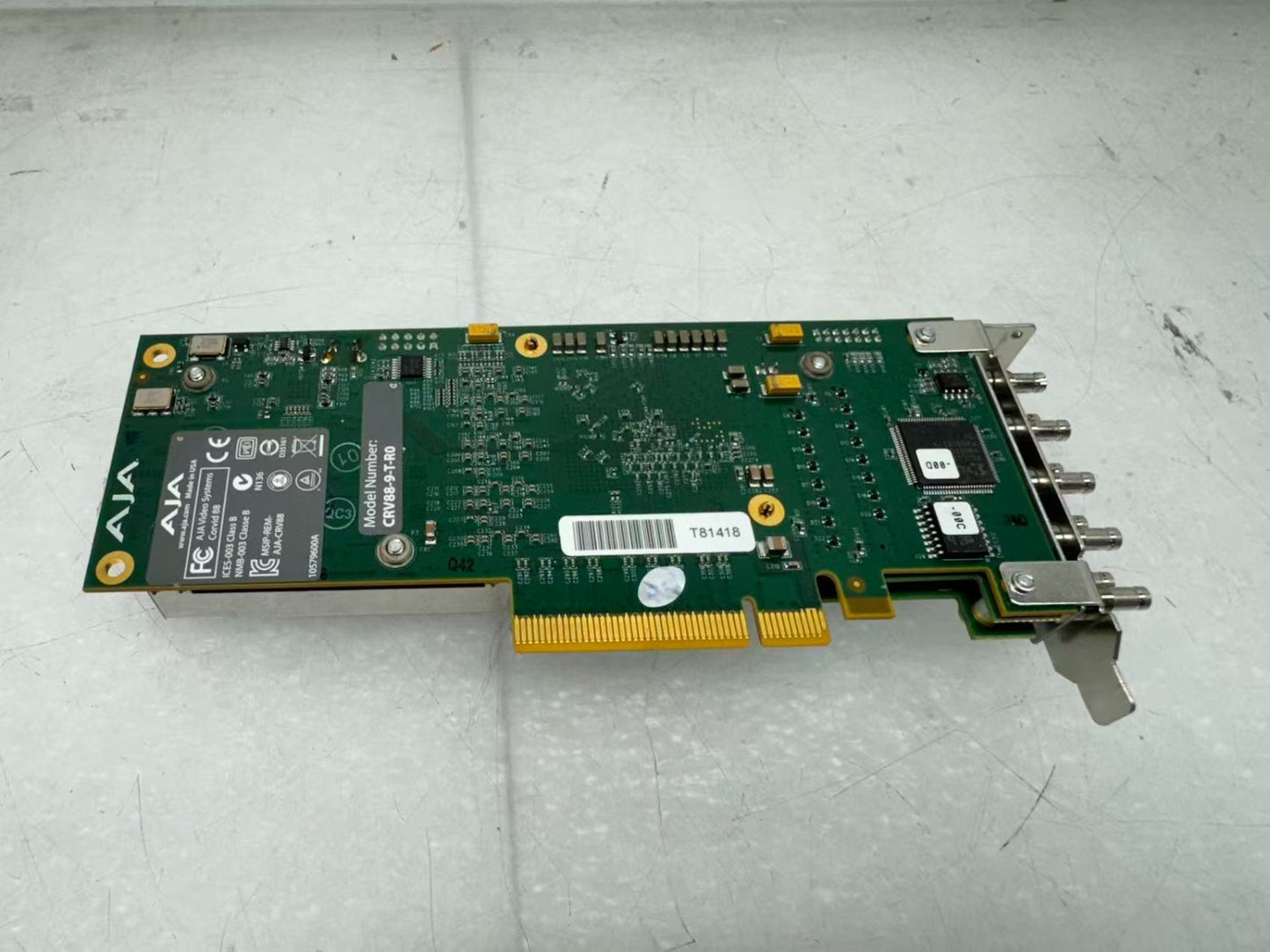 AJA Corvid 88 8-Channel 3G-SDI I/O Card with Fan
