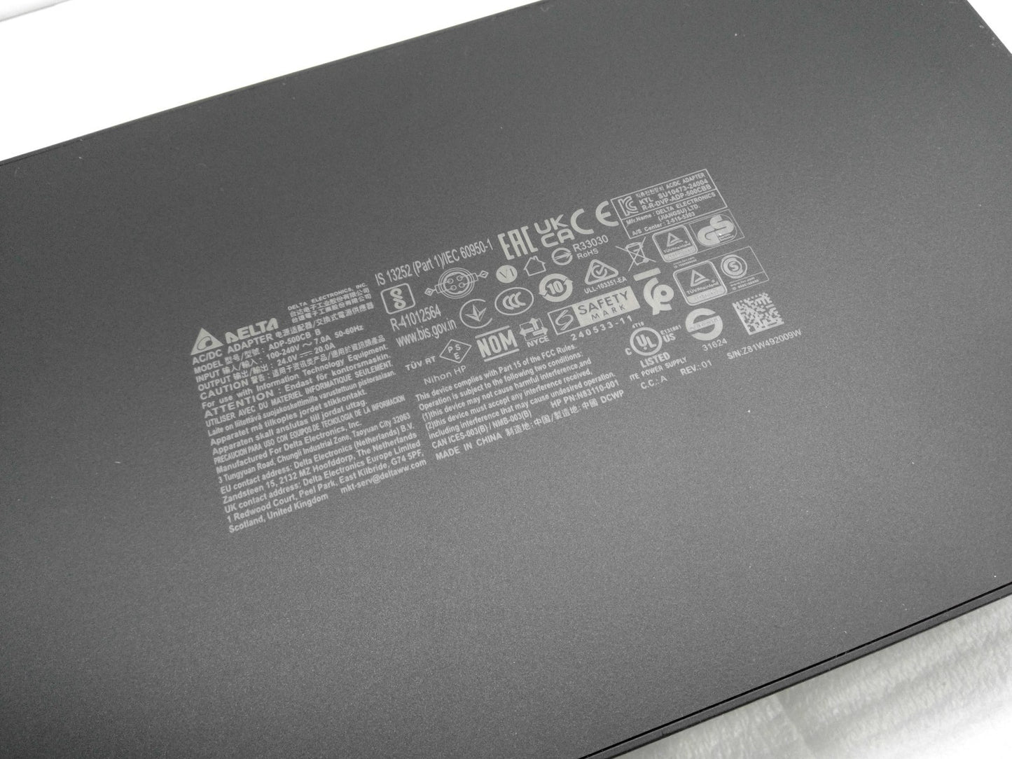 Genuine Delta 4-Pin 24V 20A AC /DC Adapter Power Supply ADP-500CB B 480W