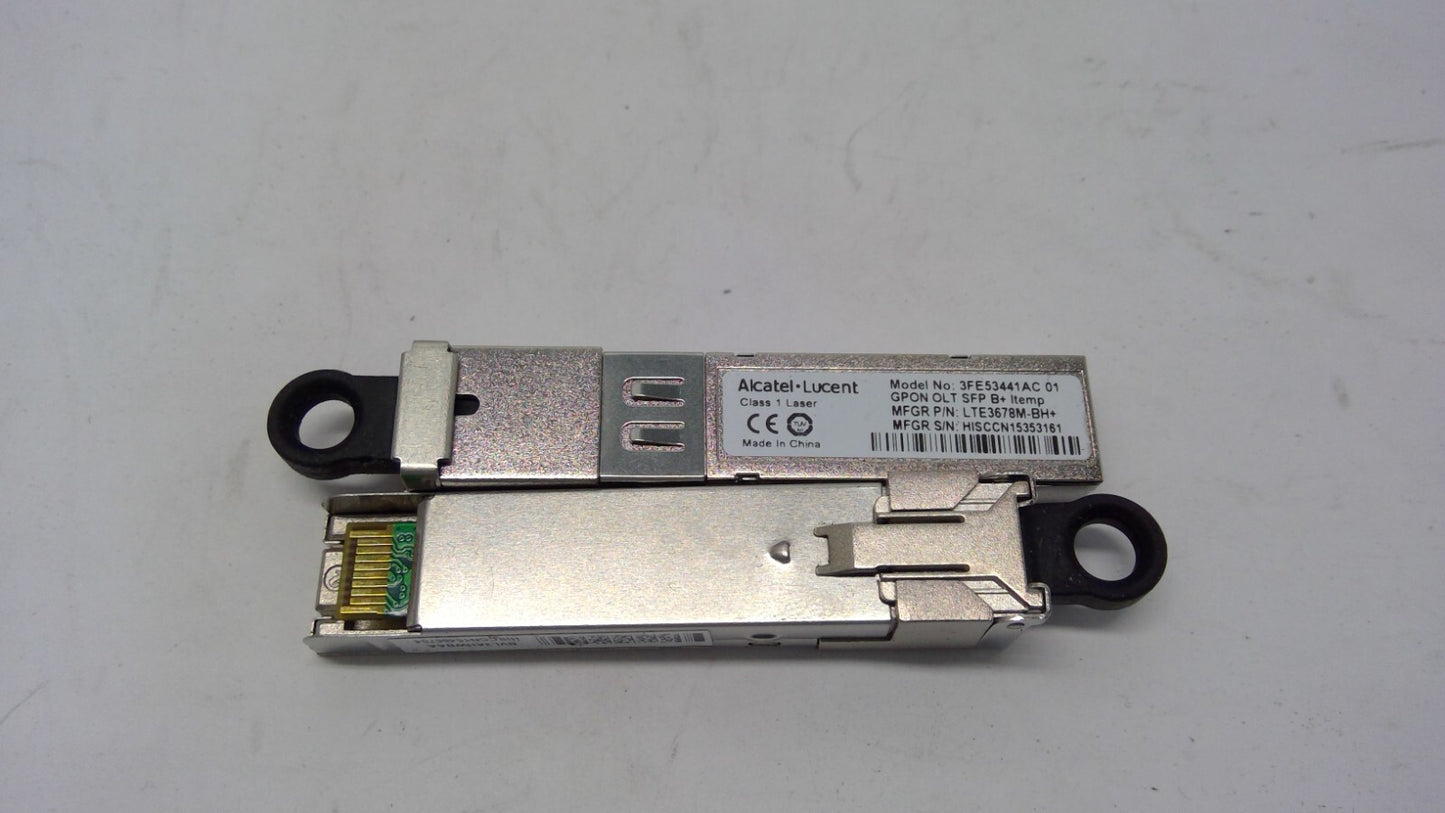 Nokia/ Alcatel-Lucent 3FE53441AC Transceiver GPON OLT SFP B+ Itemp