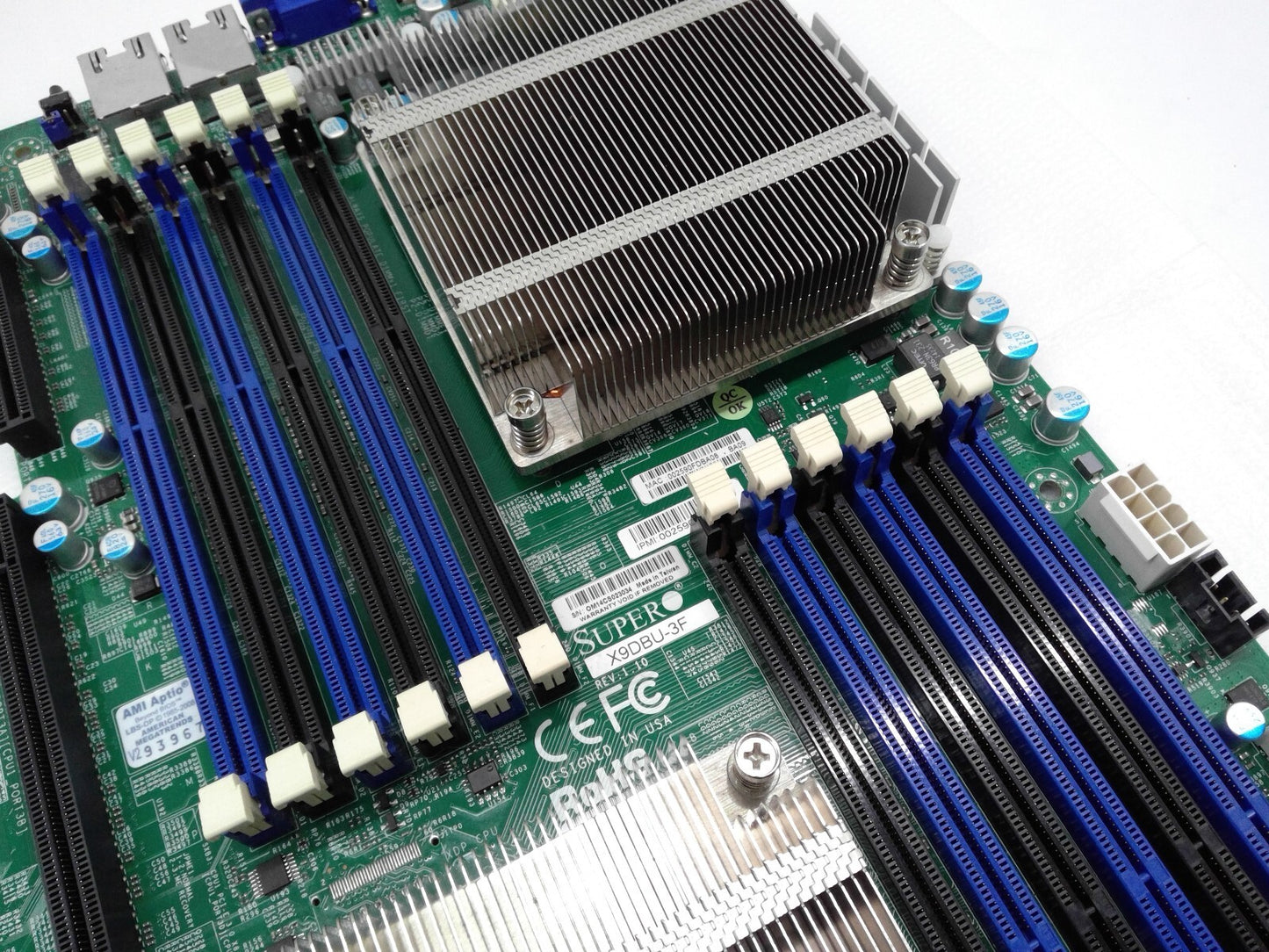 SUPERMICRO X9DBU-3F Motherboard Xeon E5-2428L @1.8GHz x 2 +CPU/ Fan