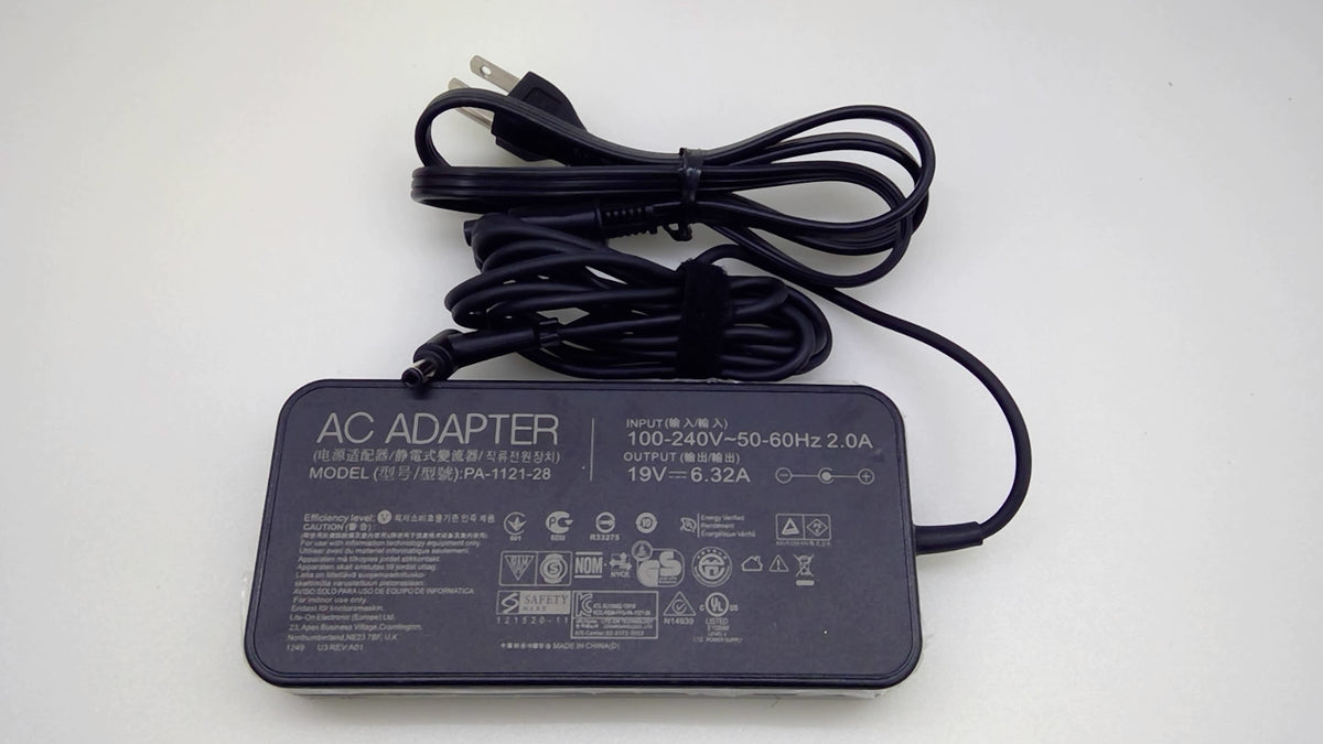 Lite-On PA-1121-28 120W AC Adapter Charger for ASUS Laptop 19V 6.32A