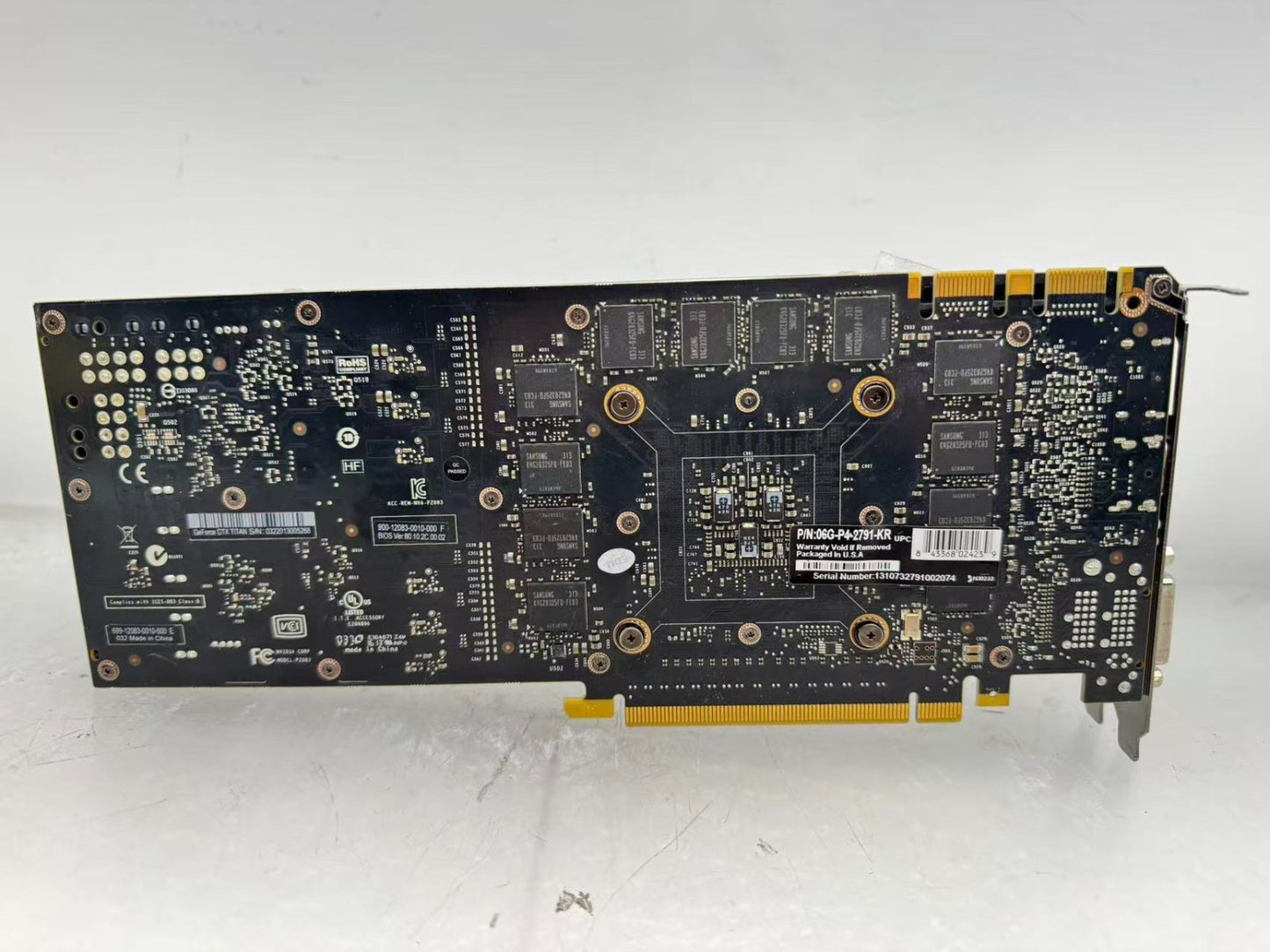 EVGA GeForce GTX TITAN Superclocked 6GB GDDR5 06G-P4-2791-KR