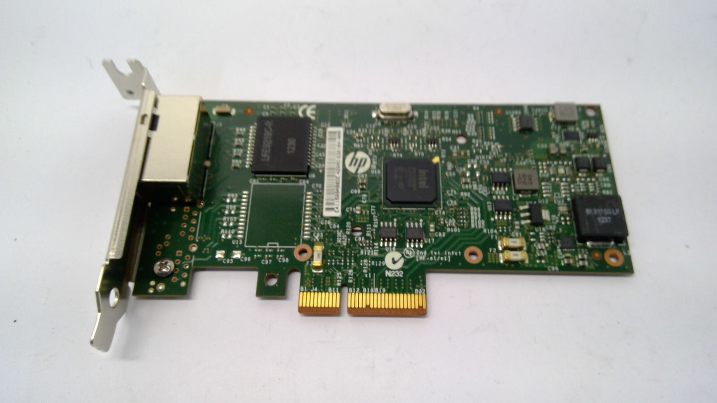HP 361T Dual Port 1GB Ethernet Adapter Full Height 656241-001 Low Profile