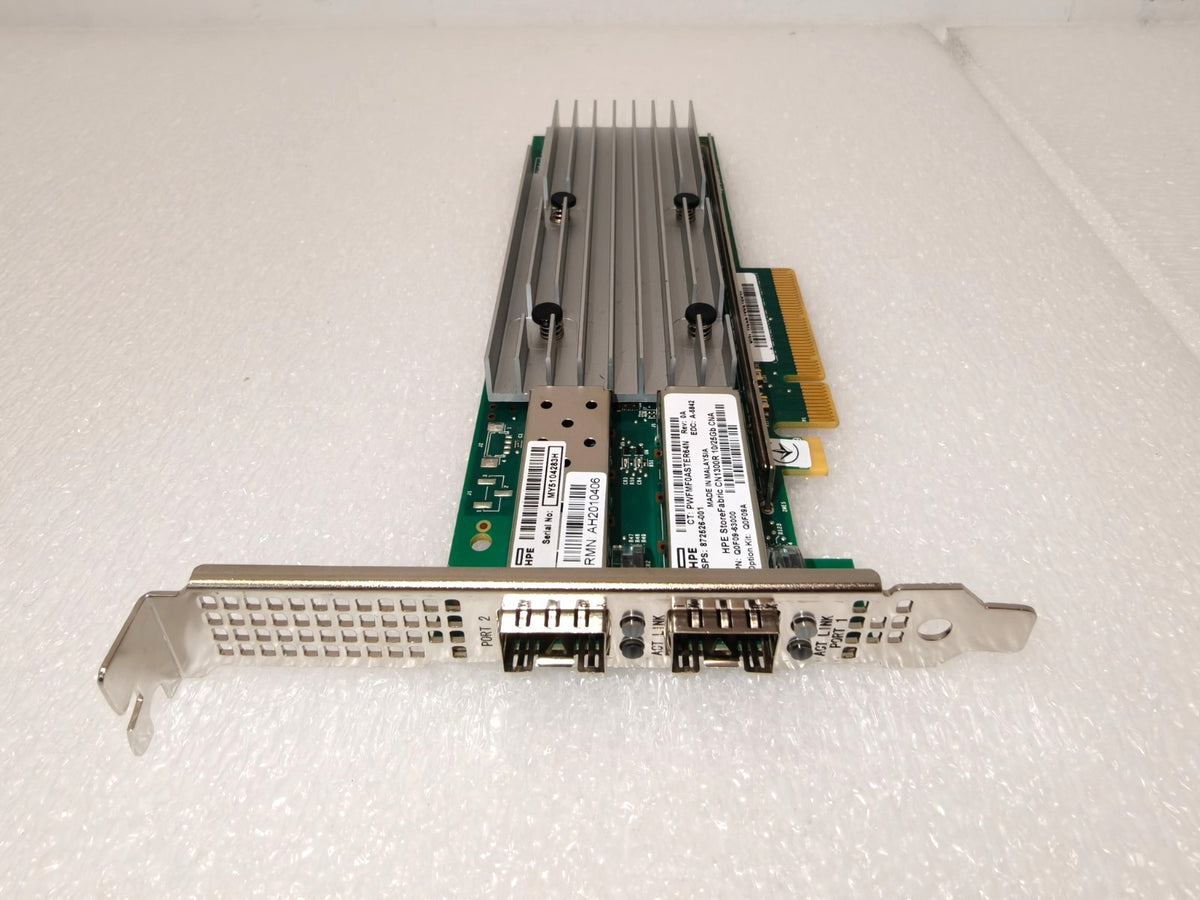 HPE Qlogic QL41262HLCU-HP 2-PORT 10/25Gb SFP28 Network Card CN1300R 872526-001