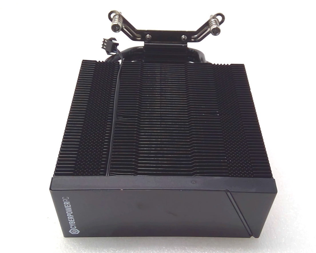 CYBERPOWER Black CPU Cooler 4 Heat Pipe Tower &Intel Adjustable Mounting Bracket