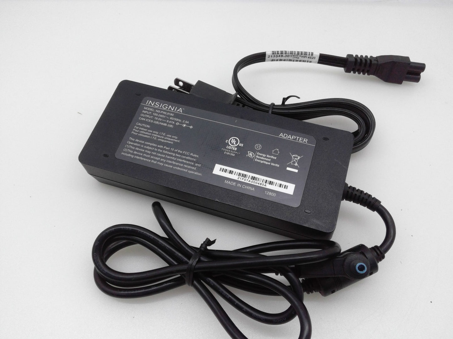 OEM Insignia 180W NS-PWL9180 AC Adapter 19V 9.47A 4.5 × 3.0mm Removable Tip