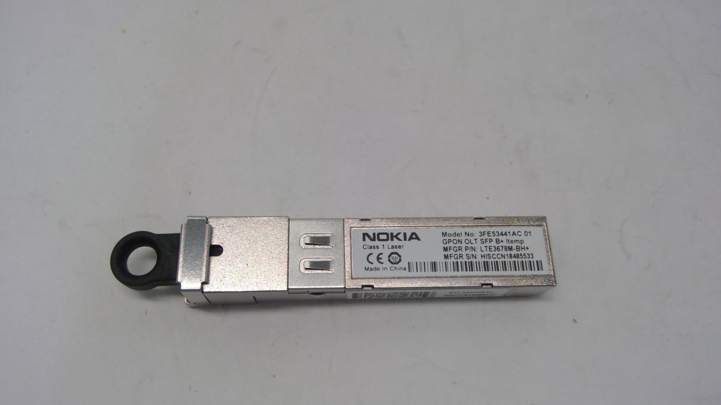 Nokia/ Alcatel-Lucent 3FE53441AC Transceiver GPON OLT SFP B+ Itemp