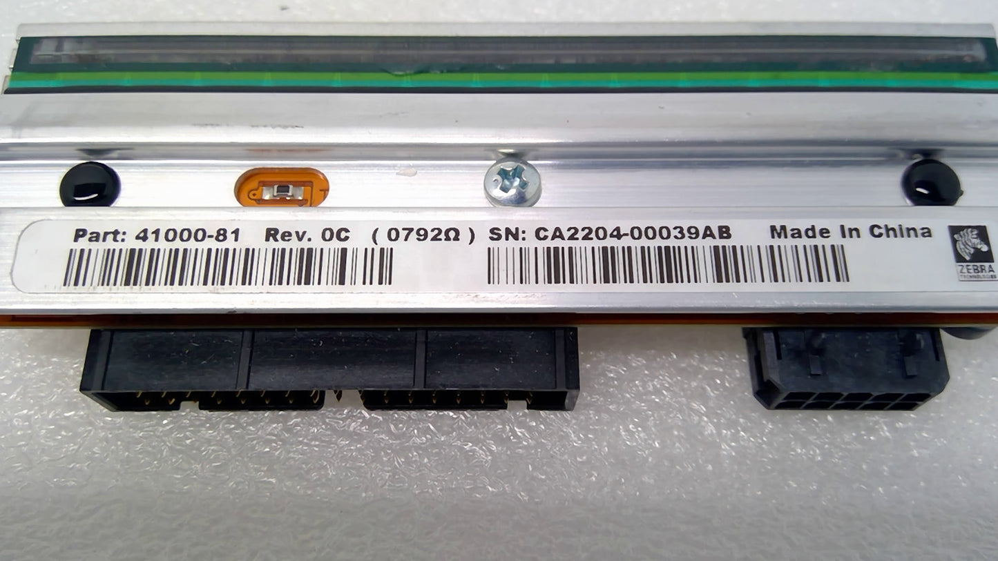 Genuine Zebra 41000-81 Printhead 203dpi 105SL Z4M S4M Thermal Print Head