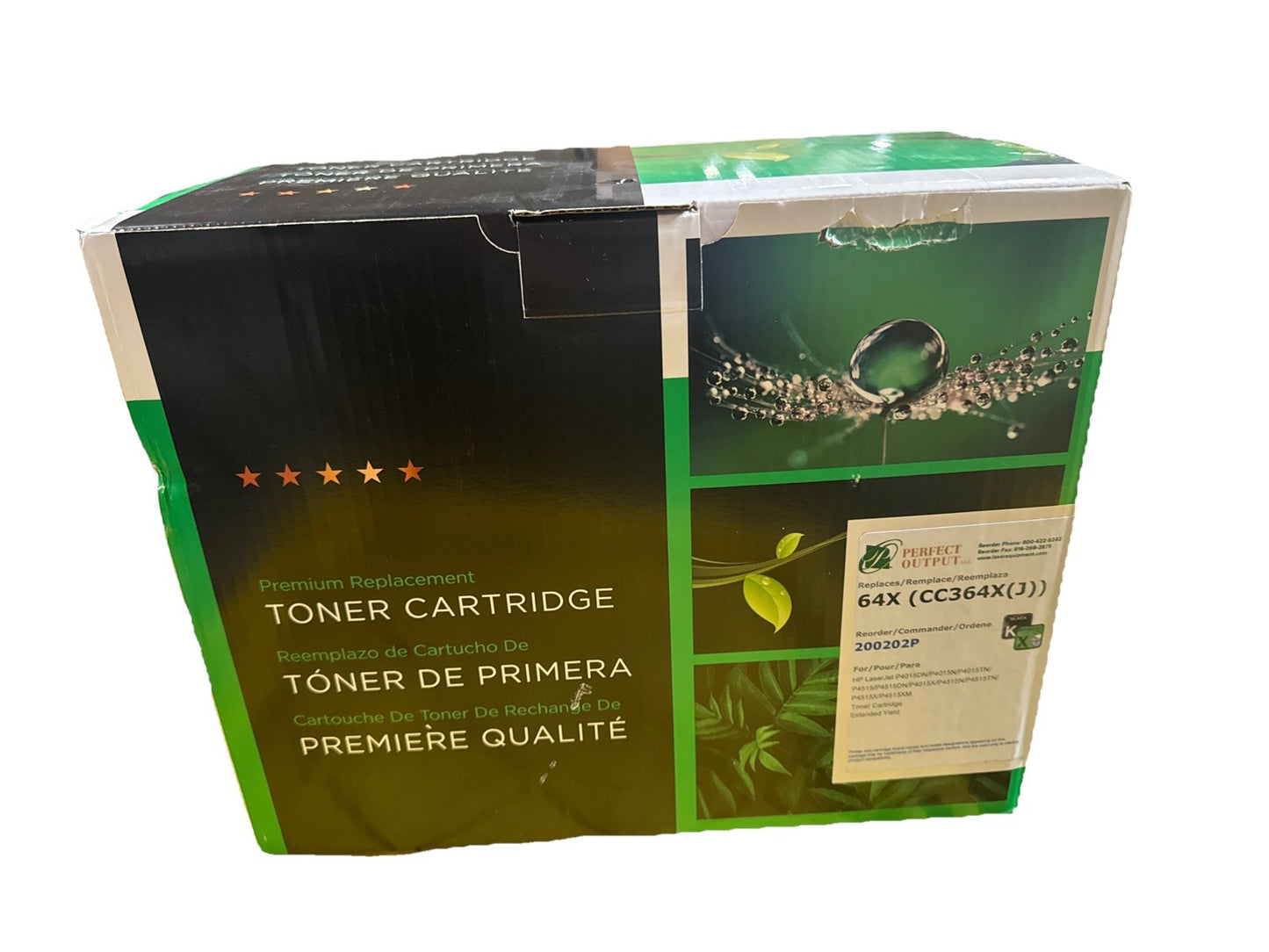 Perfect Output for HP 64X LaserJet Toner Cartridge Black CC364X