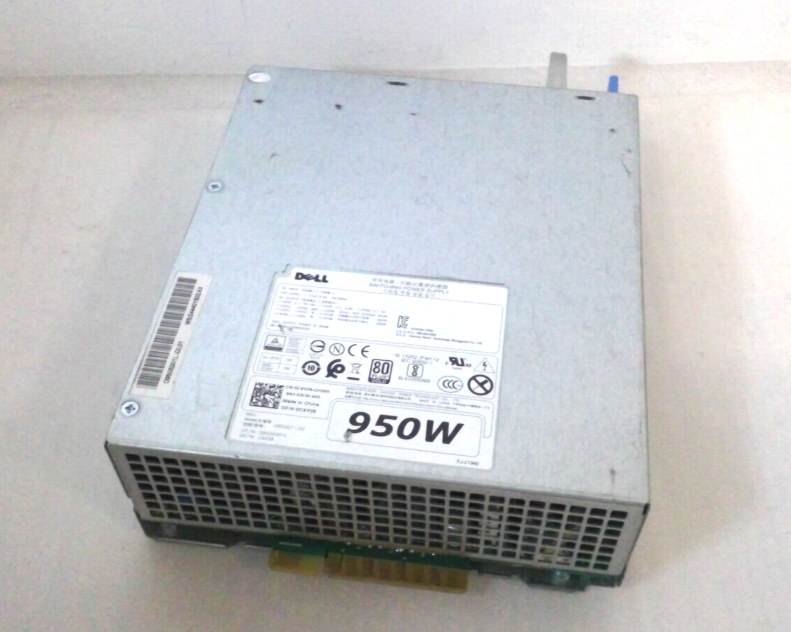 Dell 950w PSU Power Supply H950EF for Precision T7820 T5820, CXV28 WGCH4 V7594