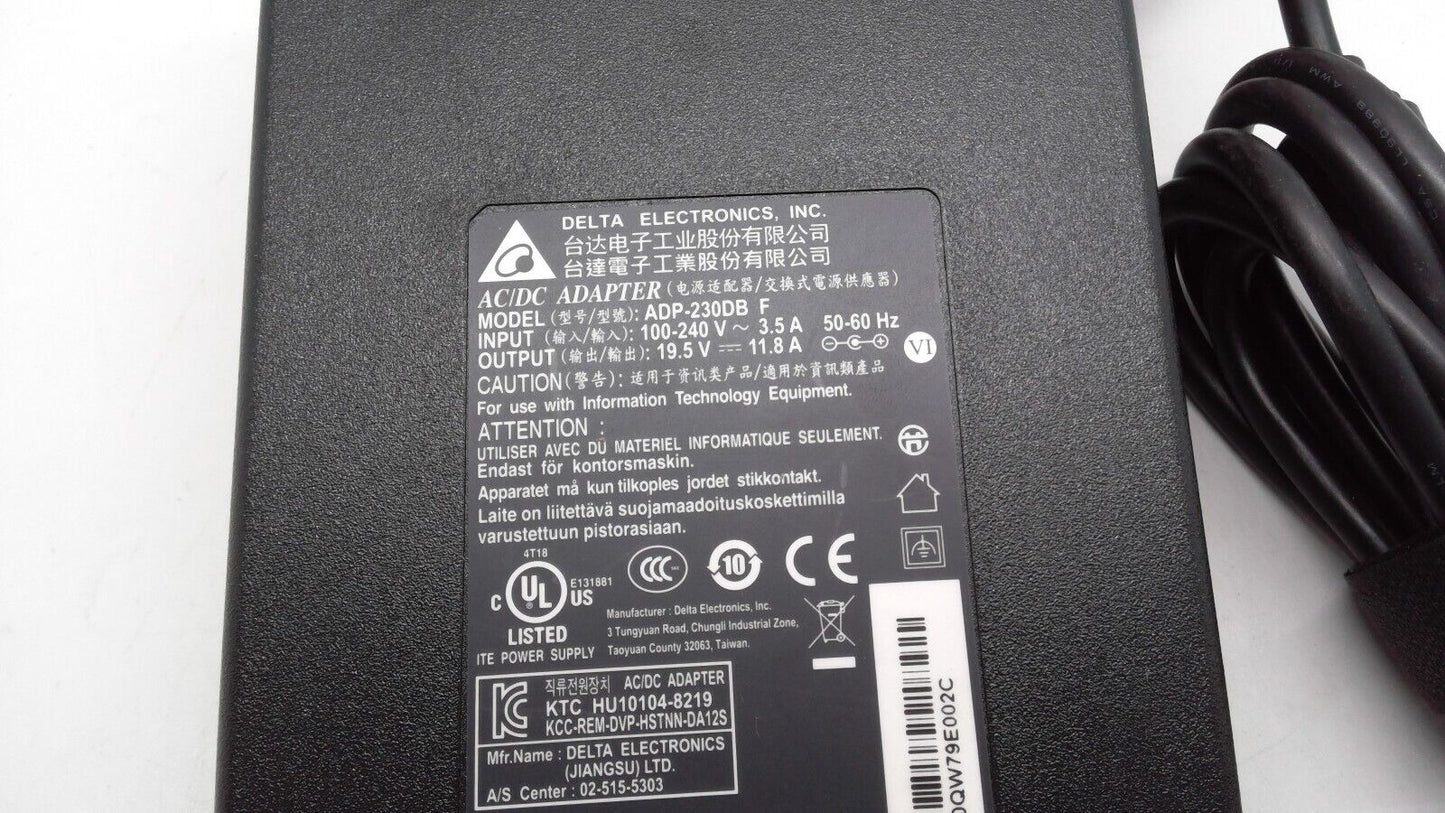 Original Delta 230W 19.5V 11.8A ADP-230DB F MSI GT72VR 6RD 6RE 7RE Dominator Pro