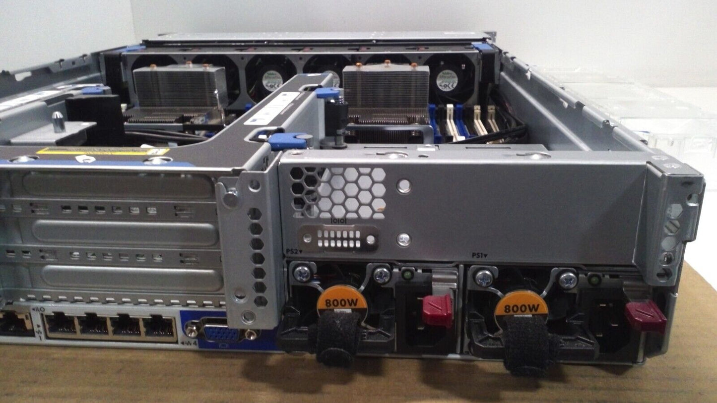 HP ProLiant DL380 G9 2U Rack Server 16 +2 Bay 2.5" w/ 2x800W - BareBone