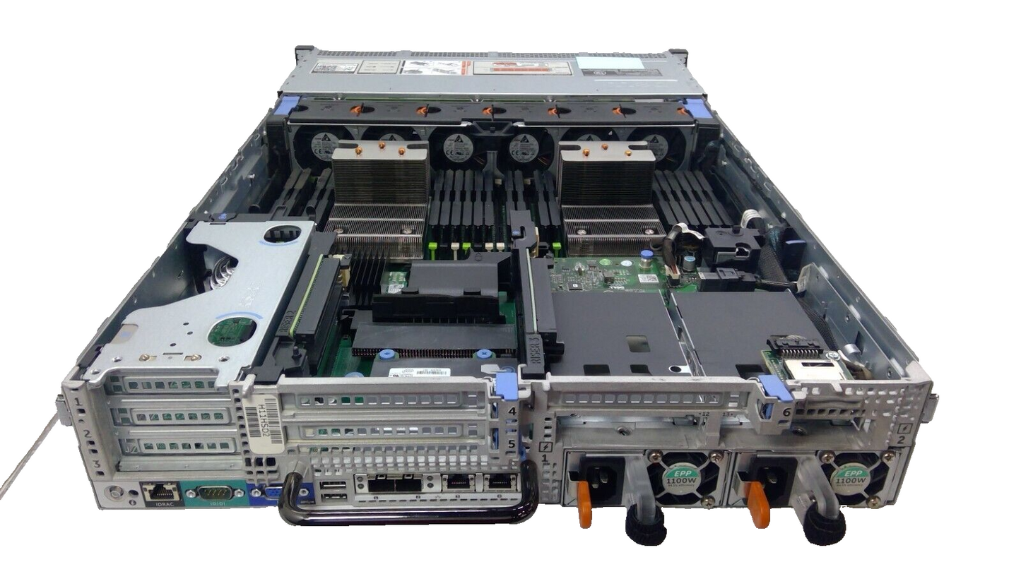 DELL PowerEdge R730xd 12 BAY 3.5" + 2 Bay 2.5" Barebone, 2x 1100W HBA330 2x SFP+