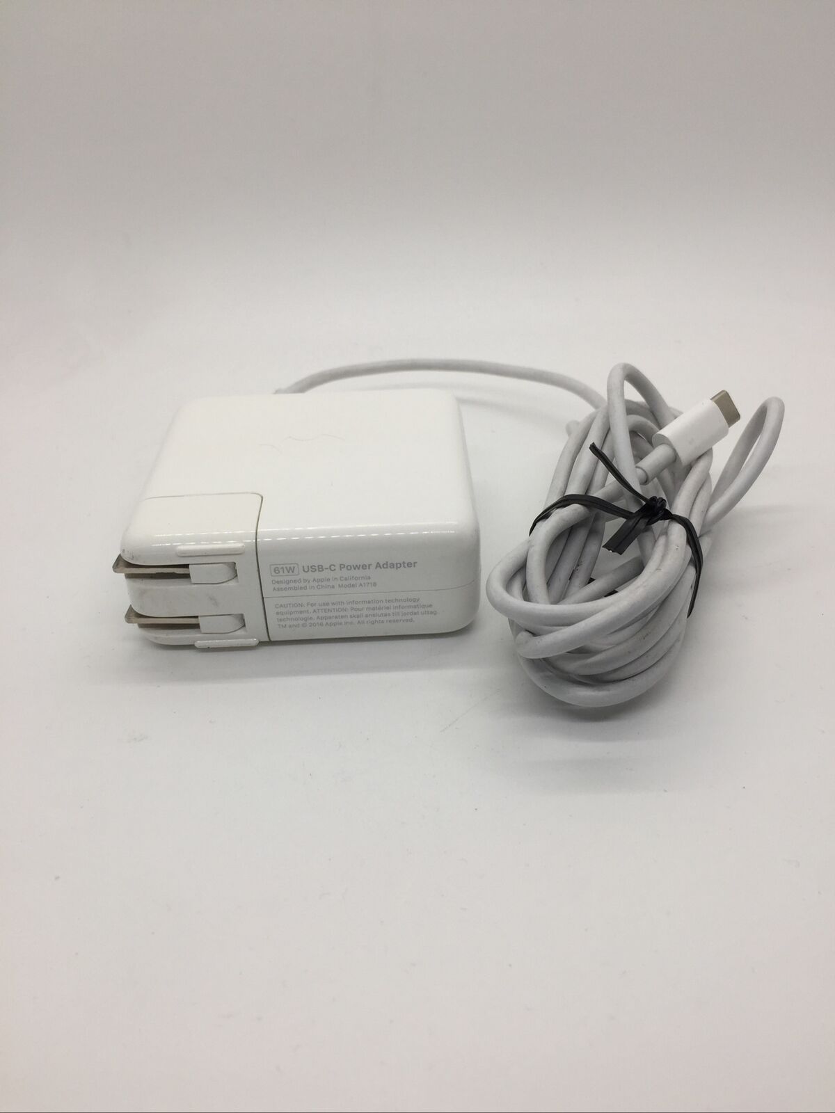 Original 61W USB-C Adapter Charger and Cable For Apple MacBook Pro 13" A1718
