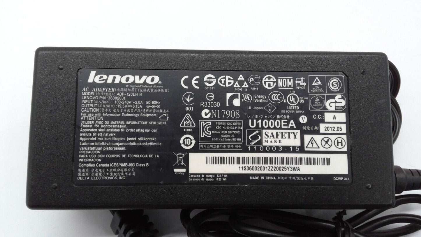 GENUINE Lenovo AC Adapter ADP-120LH B 19.5V 6.15A Power Supply Charger