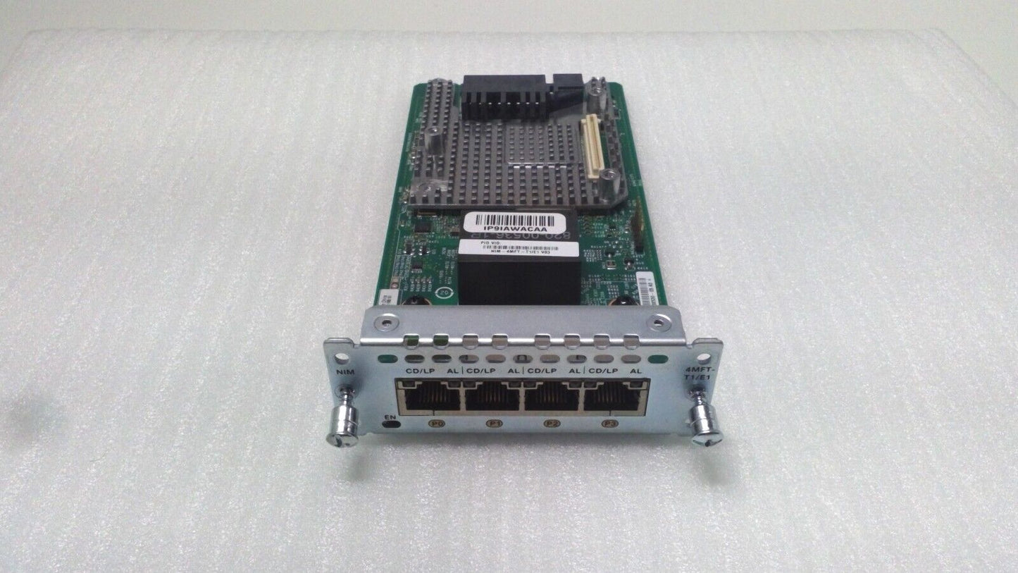 Cisco NIM-4MFT-T1/E1 4-Port Multi-flex Trunk Voice/Clear-channel Module