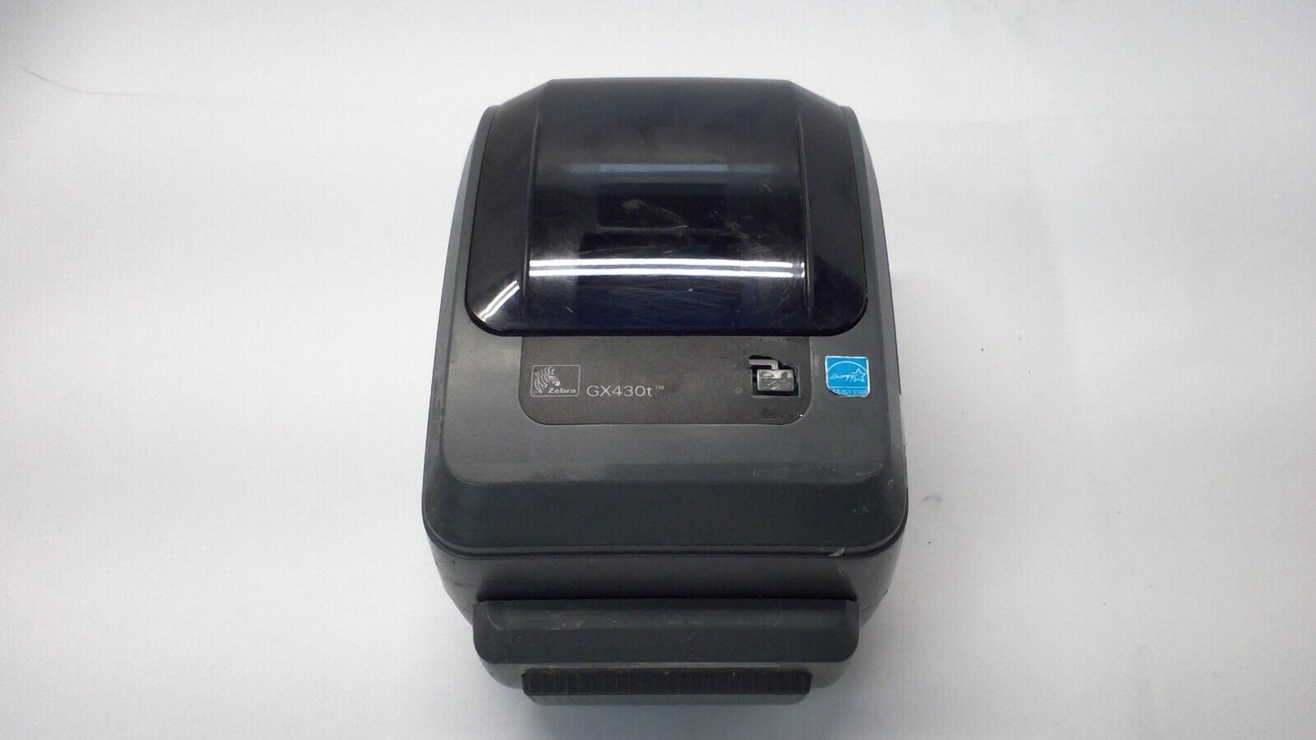 Zebra GX430t Thermal Label Printer USB Ethernet GX43-100412-000 #*Details*