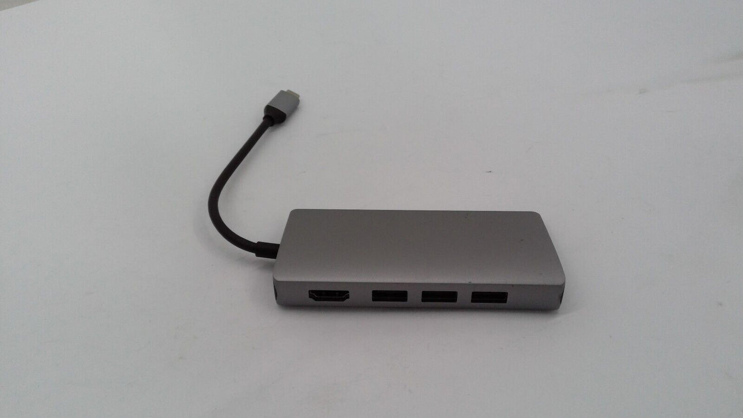SATECHI USB-C Hub Multiport Adapter V2 - 4K HDMI in Space Gray