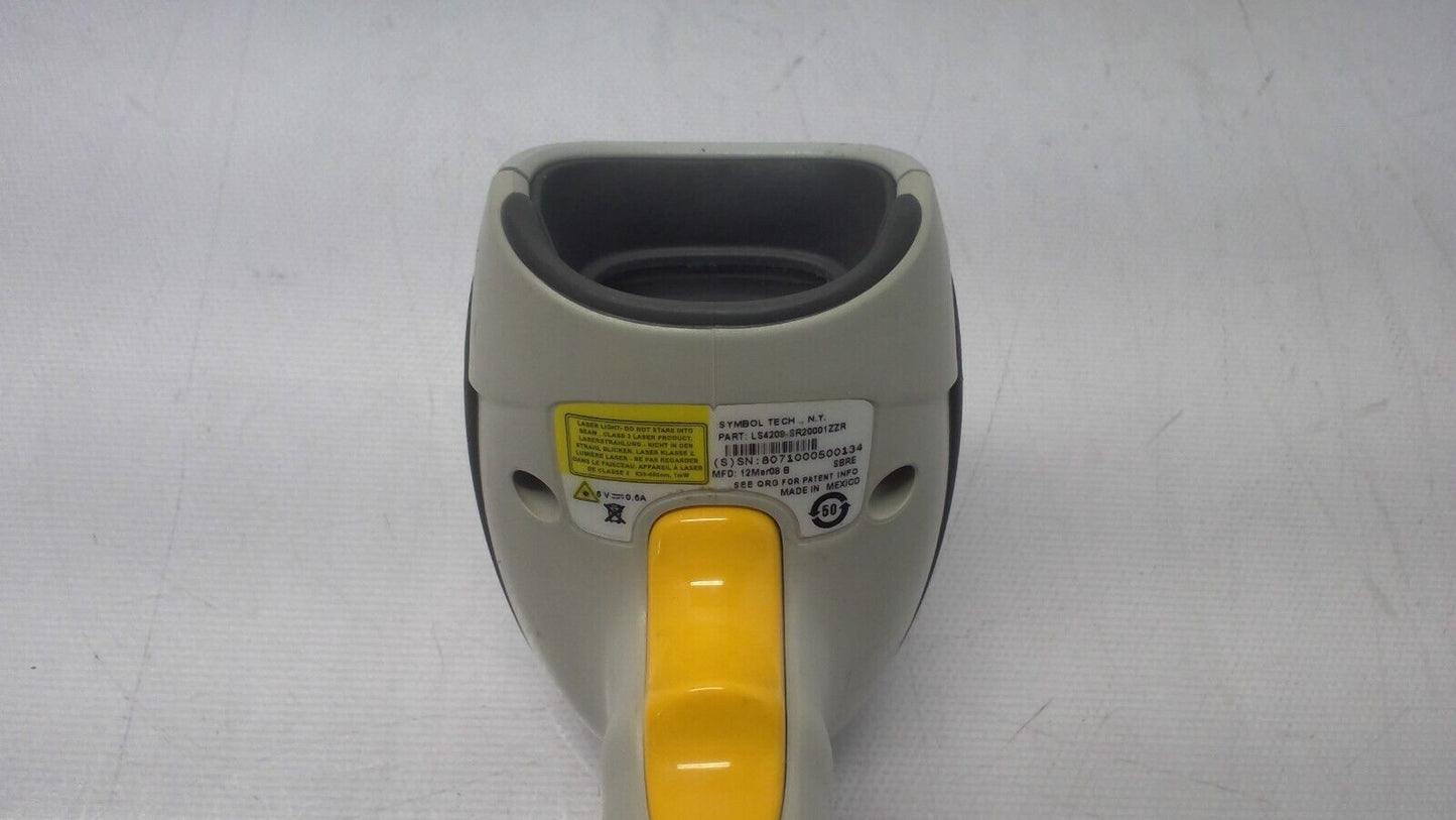 Symbol LS4208-SR20001ZZR Handheld Bar Code Scanner NO USB CABLE