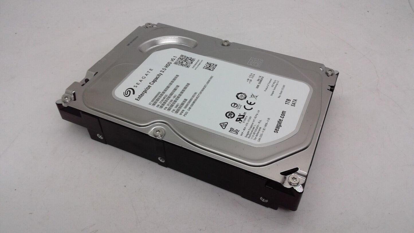 Seagate ST1000NM0008 1 TB SATA III 3.5 inch Enterprise Capacity HDD v5.1