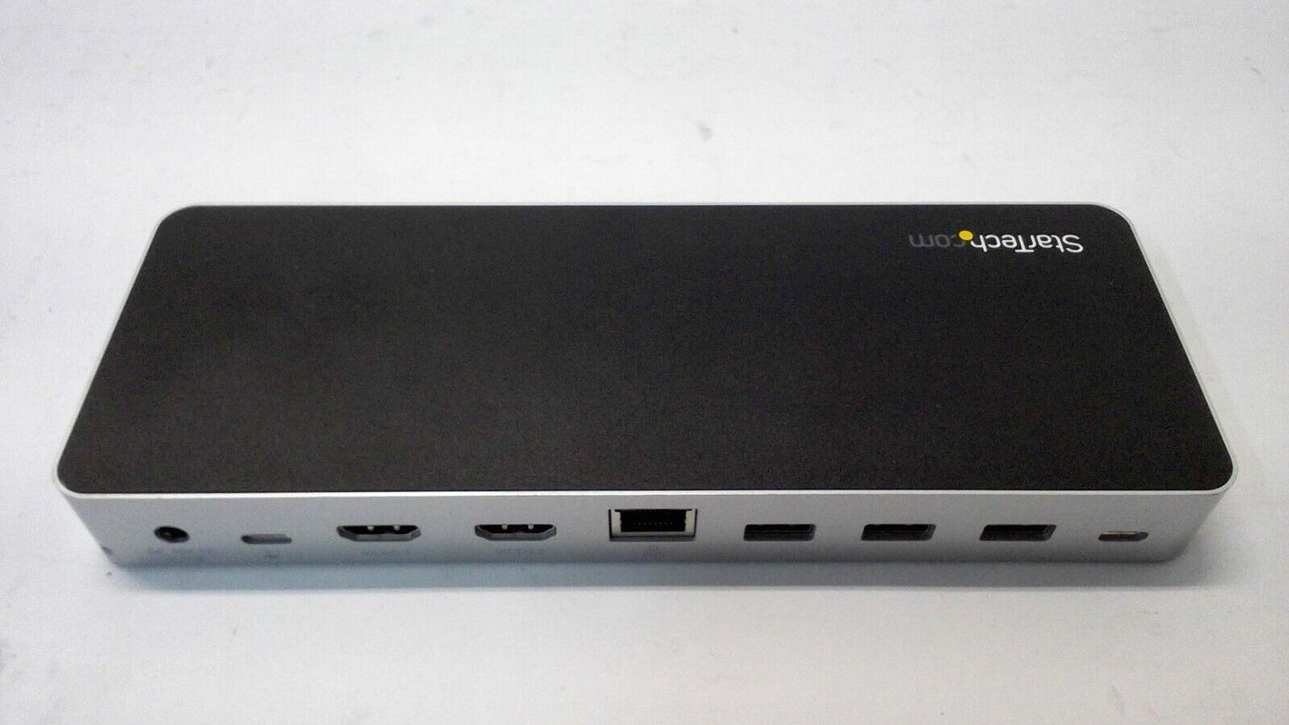 StarTech Dual Monitor USB-C Docking Station - Black (MST30C2HHPD)