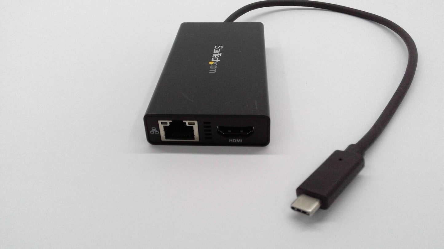 StarTech. USB-C Multiport Adapter to 4K HDMI/Ethernet/USB 60W Dock DKT30CHPD