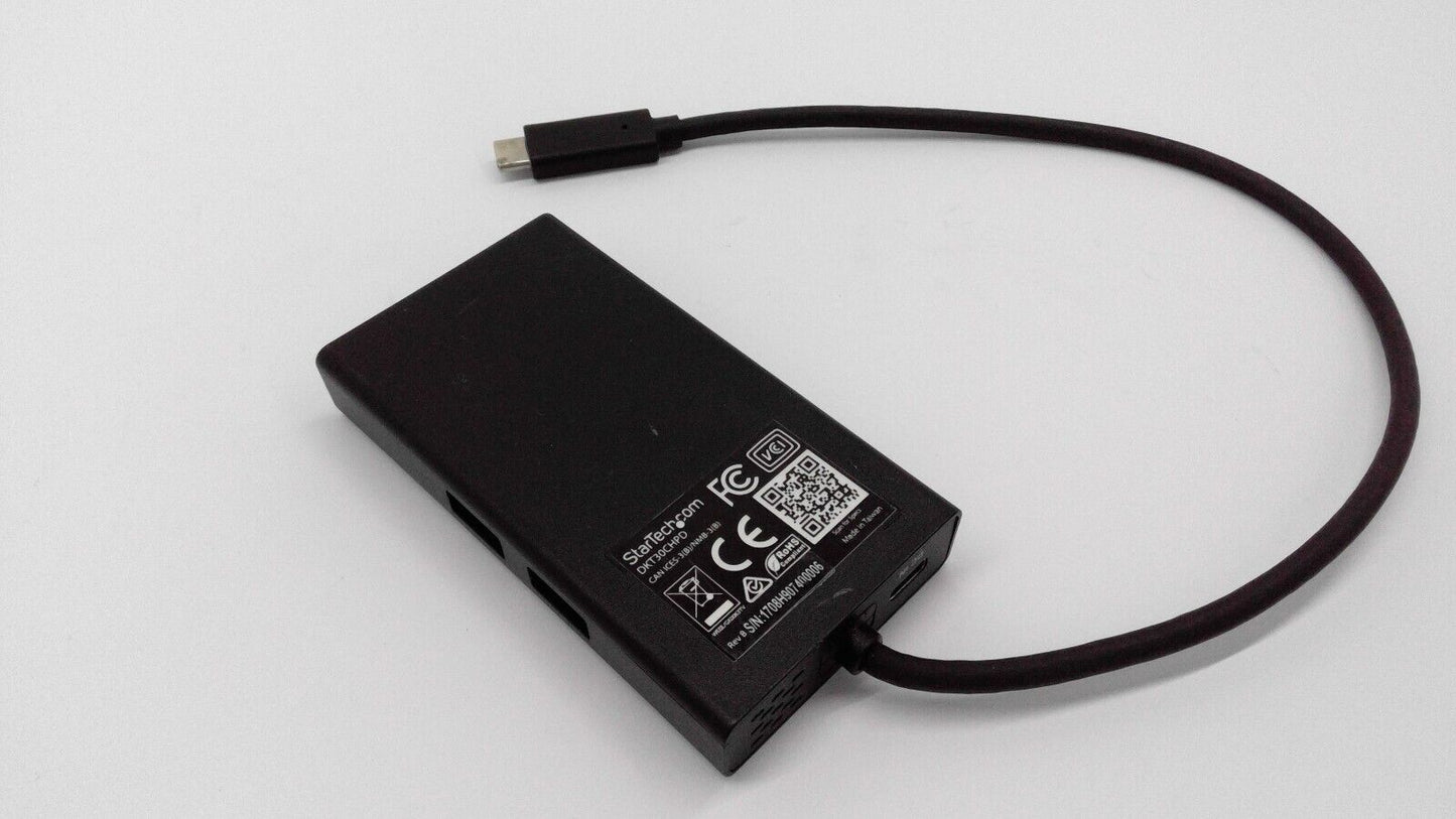 StarTech. USB-C Multiport Adapter to 4K HDMI/Ethernet/USB 60W Dock DKT30CHPD