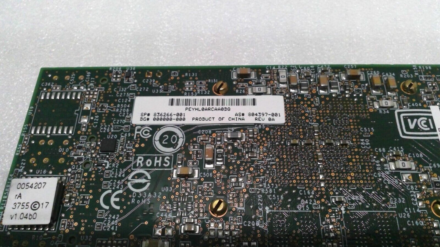HPE 804397-001 Smart Array E208i-P SR Gen10 12G SAS Raid Controller 836266-001