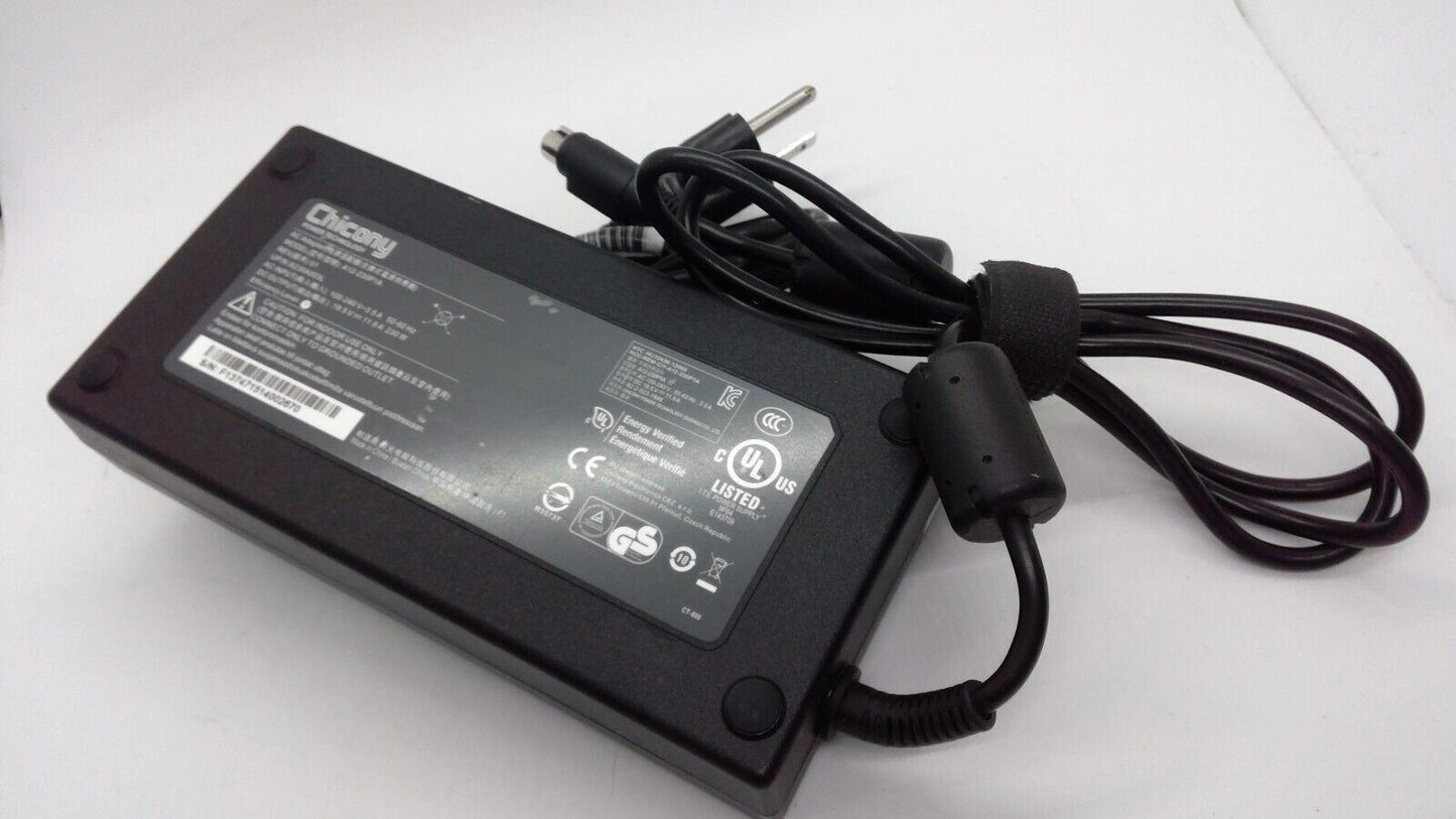 Genuine Chicony 4-Hole power AC Adapter A12-230P1A 19.5V 11.8A 230W