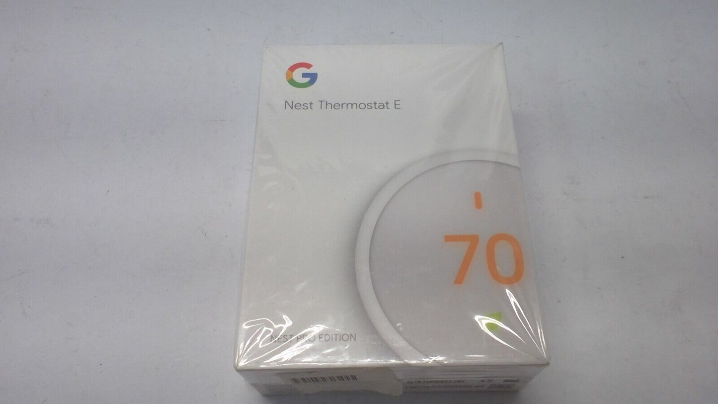 Google Nest Thermostat E Pro Edition White A0063 Open Box