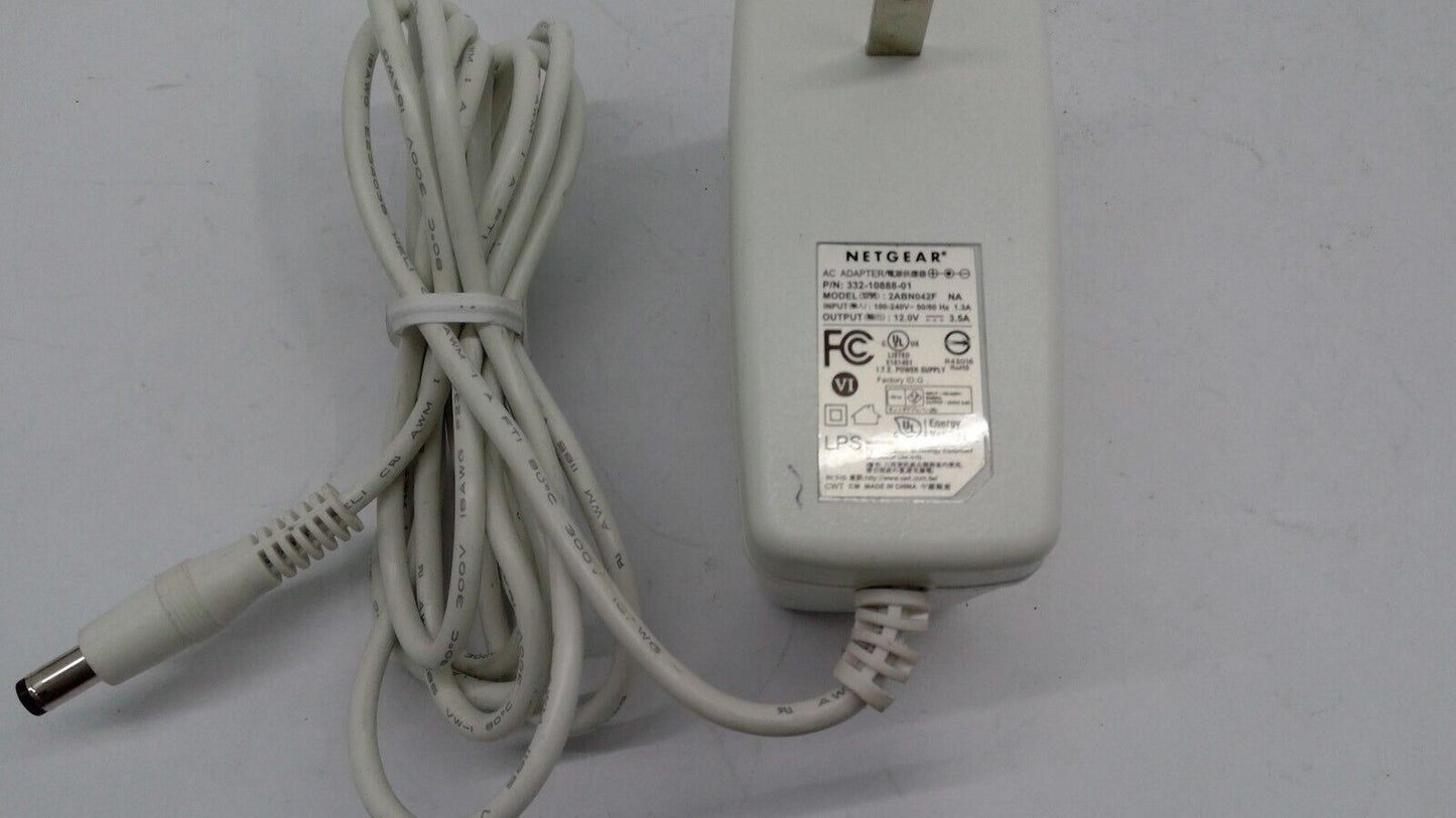 NETGEAR 12V 3.5A AC DC ADAPTER 2ABN042F Power Supply 5.5mm tip White