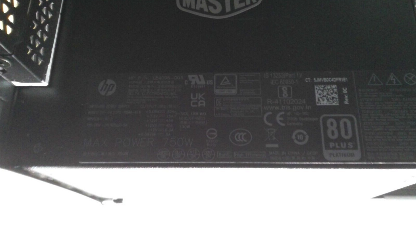 HP Omen 30L Chassis, Gaming PC Case with 750w PSU HDD caddy RGB Strip M45086-001