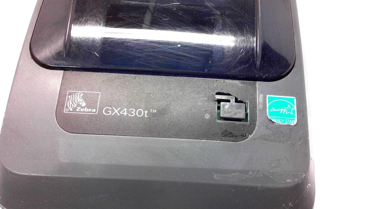 Zebra GX430t Thermal Label Printer USB Ethernet GX43-100412-000 #*Details*