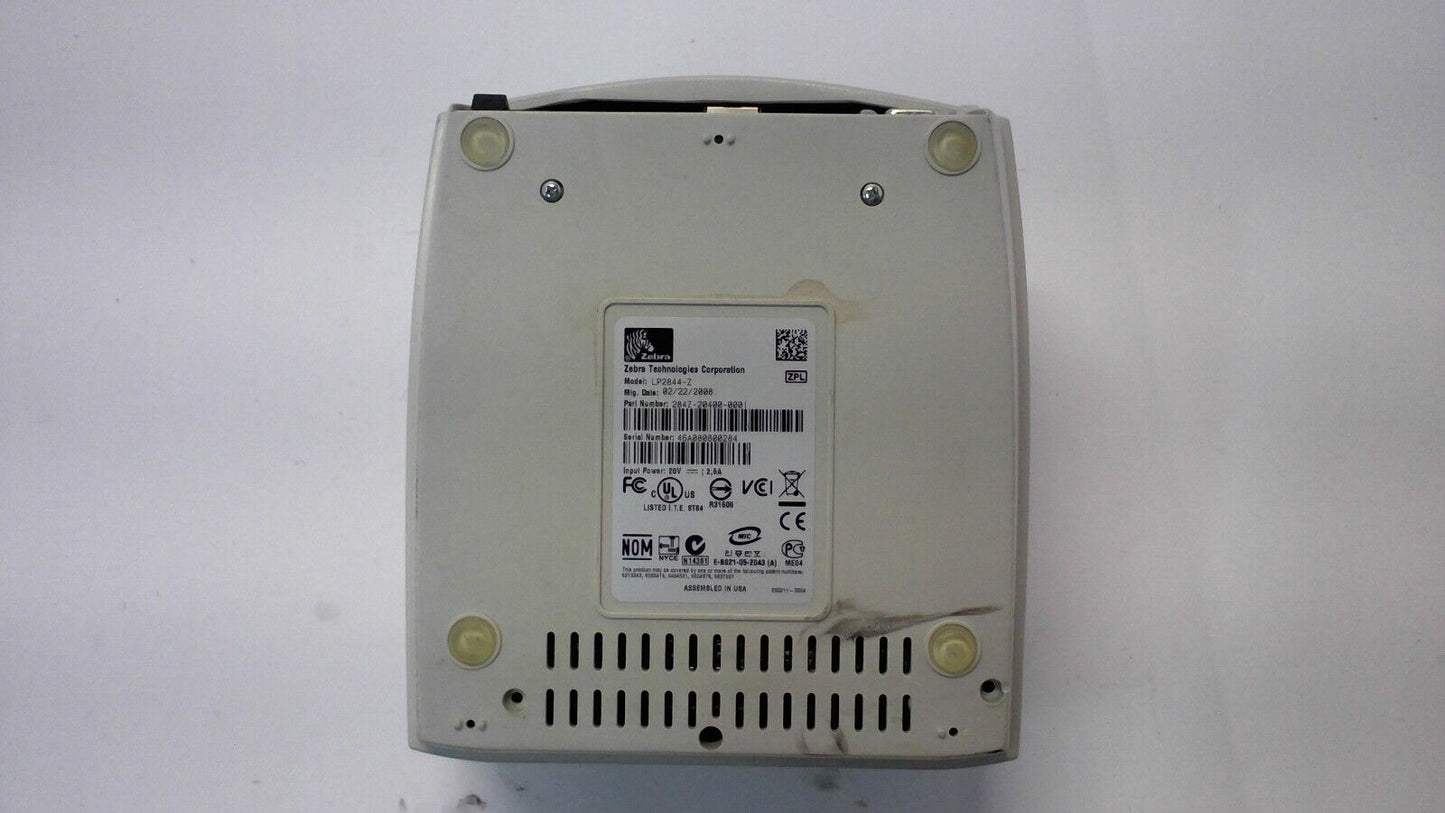 ZEBRA LP2844-Z Ethernet - USB - Serial P/N 284Z-20400-0001#