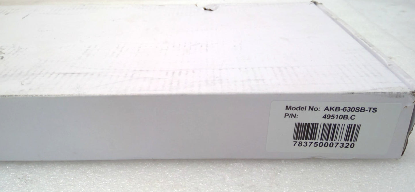 LOT OF 10 -Open Box- Transource Wired Smartcard Reader Keyboard AKB-630SB-TS