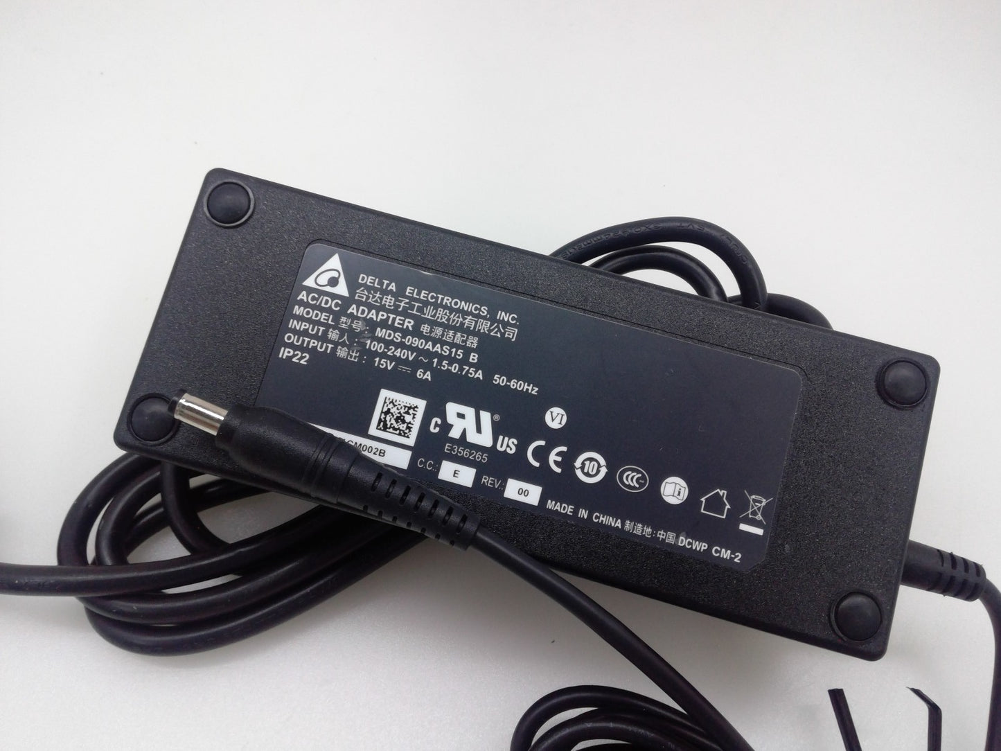 Genuine DELTA 15V 6A MDS-090AAS15 B Power Charger  AC Adapter 5.5x2.5mm
