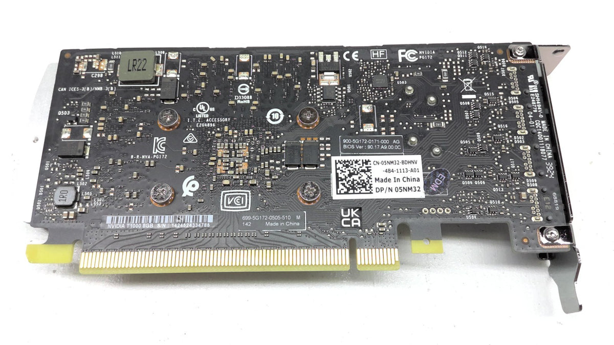 DELL NVIDIA T1000 GRAPHICS CARD 05NM32 8GB GDDR6 Low profile